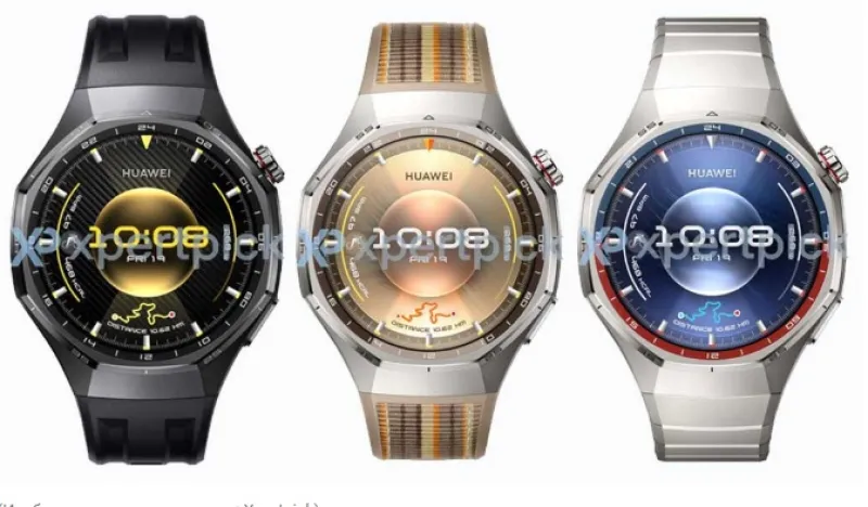 Huawei Watch GT 6 и версия Pro: новые изображения раскрыли дизайн и цвета умных часов