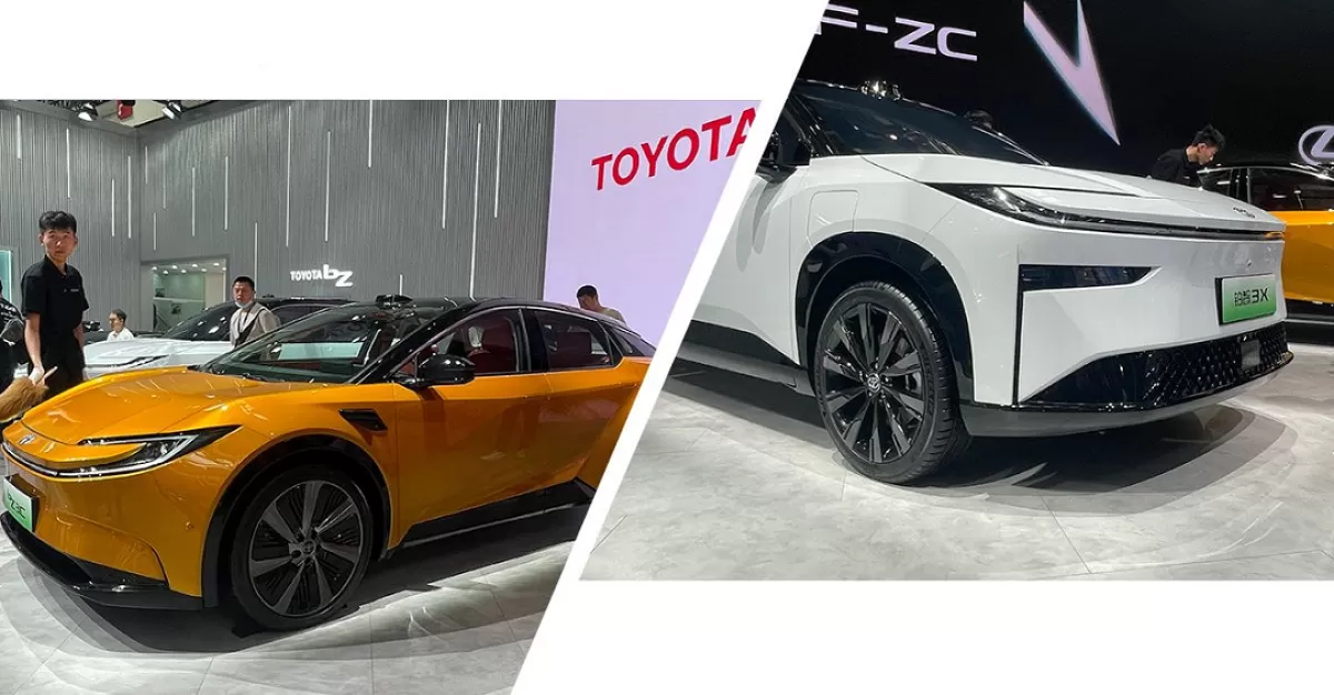 Представлены новые модели электромобилей Toyota bZ3C и bZ3X специально разработанные для китайского рынка