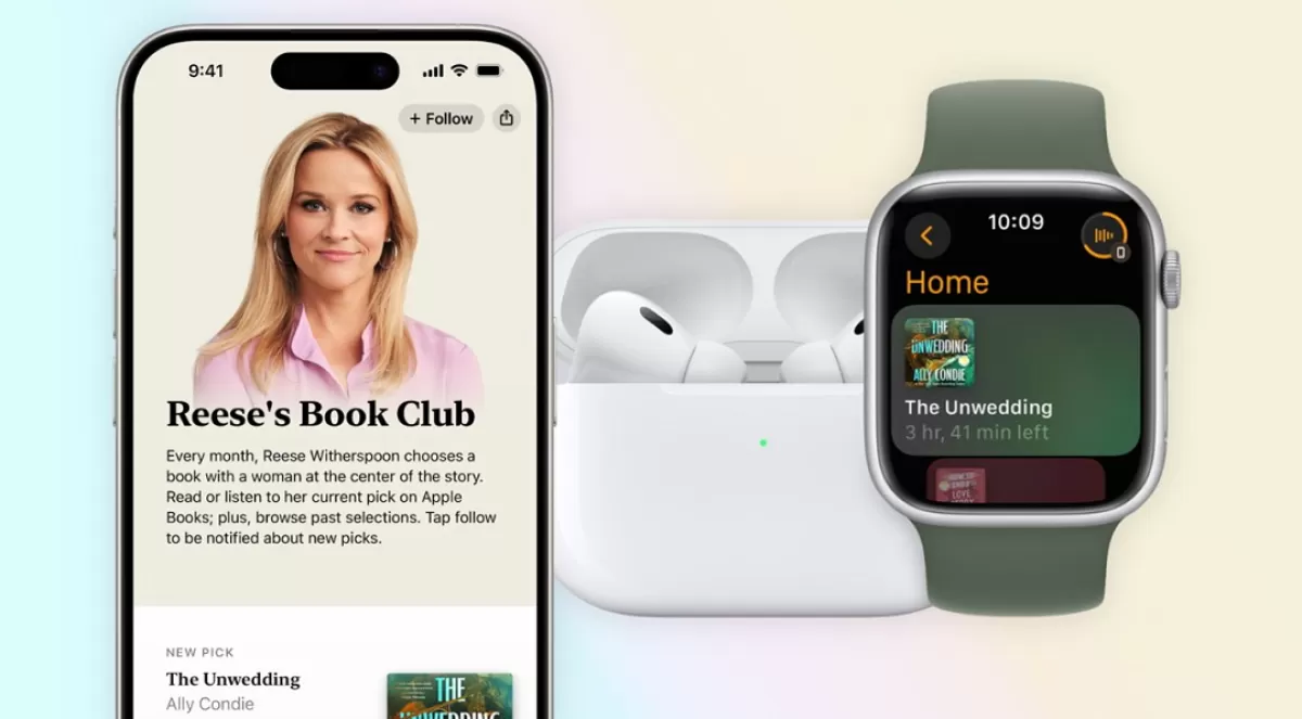 Партнерство Apple Books и Риз Уизерспун: новые аудиокниги и рекомендации