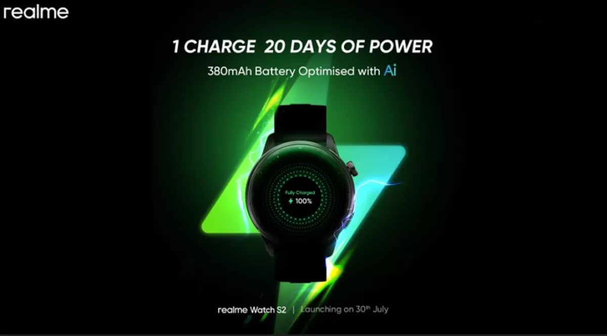 Realme Watch S2: Умные часы с искусственным интеллектом и 20 дней автономной работы