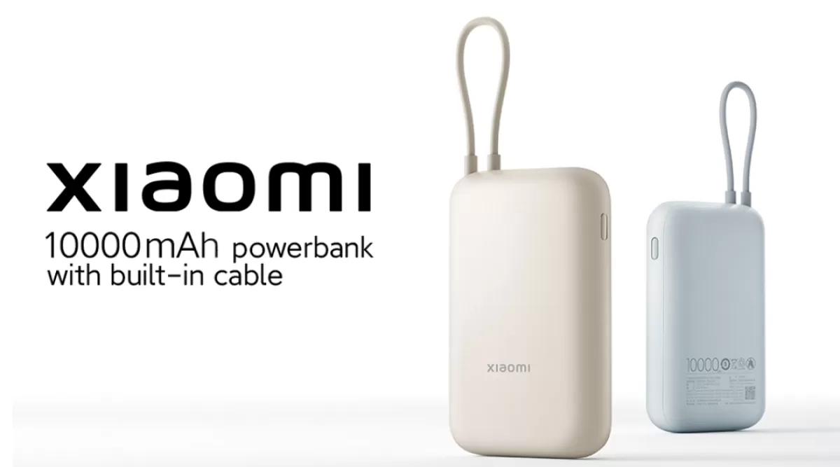 Xiaomi представляет новый Power Bank 10000 33W с встроенным кабелем